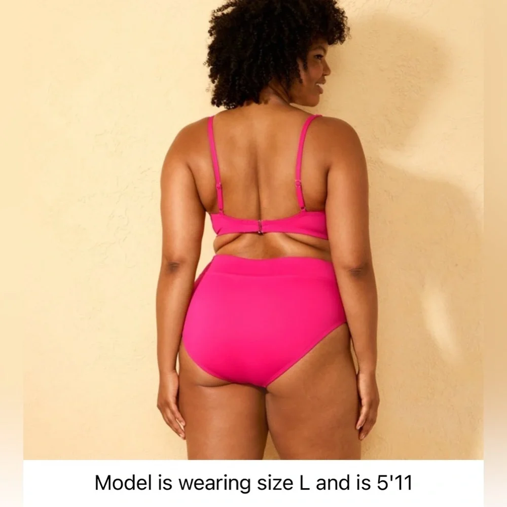 NWT Women’s high waist full coverage bikini bottom
